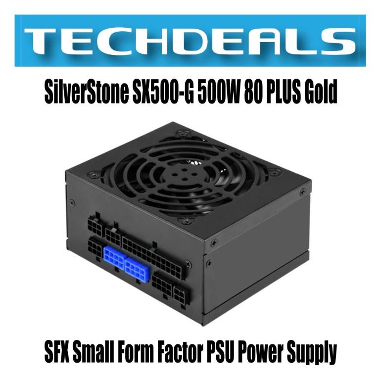 SilverStone SX500-G 500W 80 PLUS Gold SFX Small Form Factor PSU