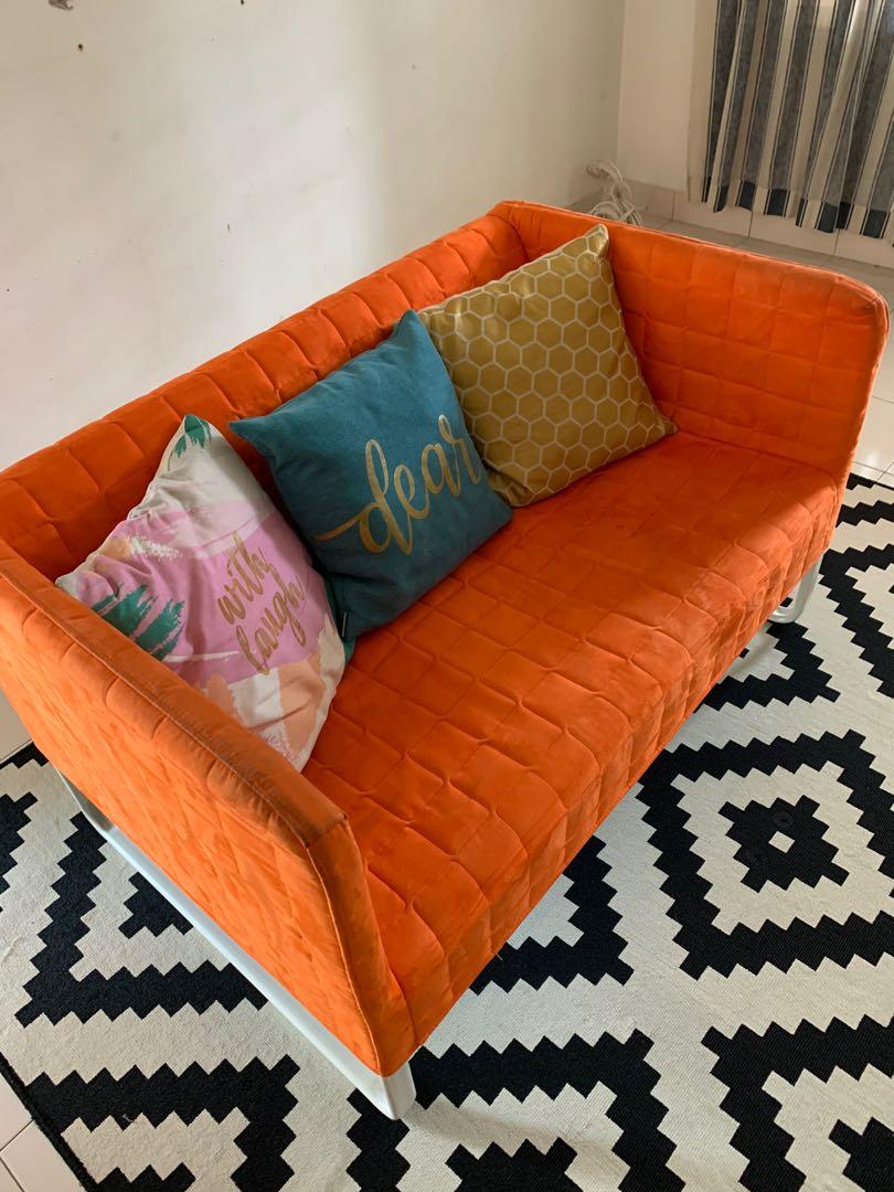 Sofa ikea, Furniture & Home Living, Furniture, Sofas on Carousell