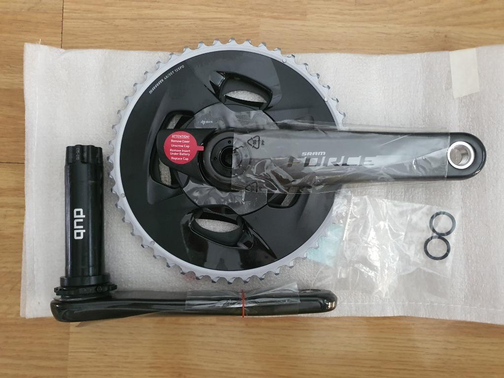 SRAM Force AXS Crankset with Quarq Power Meter, Sports Equipment