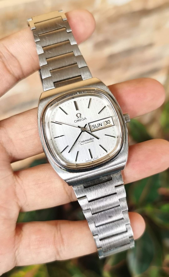 Swiss Omega Seamaster TV dial, Men's 