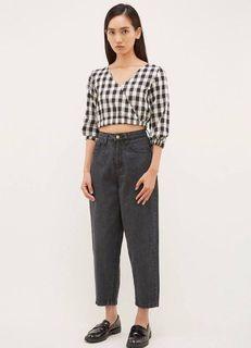 Tem Evva black high waisted mom jeans