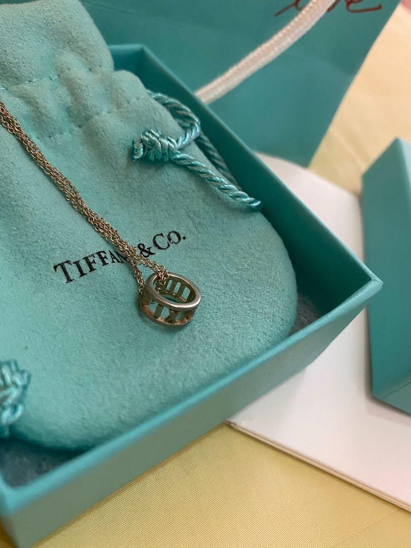 Tiffany and co atlas necklace sale