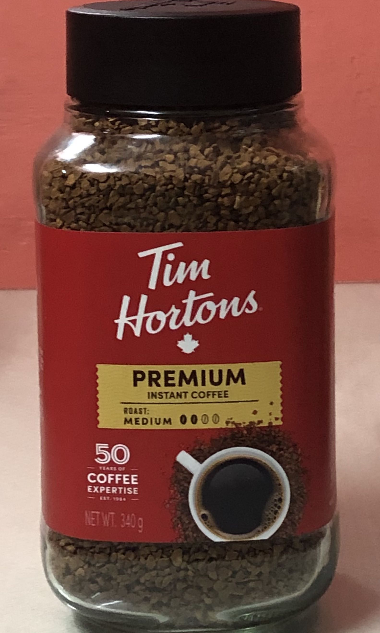 Tim Hortons Premium Instant Coffee, Medium Roast, 340 g, Food & Drinks
