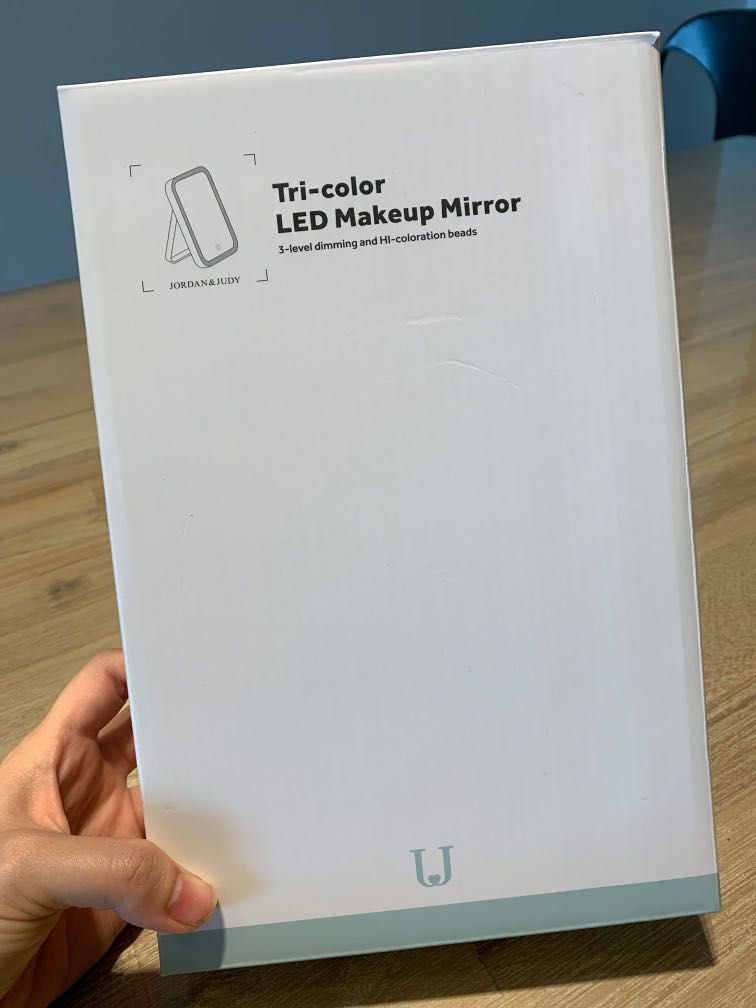 Tricolour LED Makeup Mirror Jordan and Judy, Furniture & Home Living