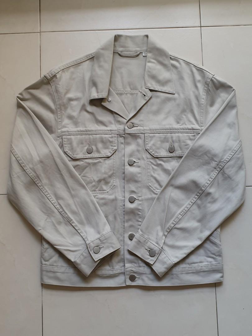Uniqlo U trucker jacket Men s Fashion Coats Jackets and