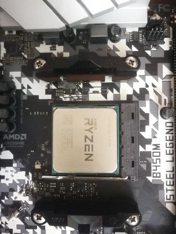 Update 28 7 2021 Ryzen 5 2600 set with motherboard Asrock B450M Steel Legend Used