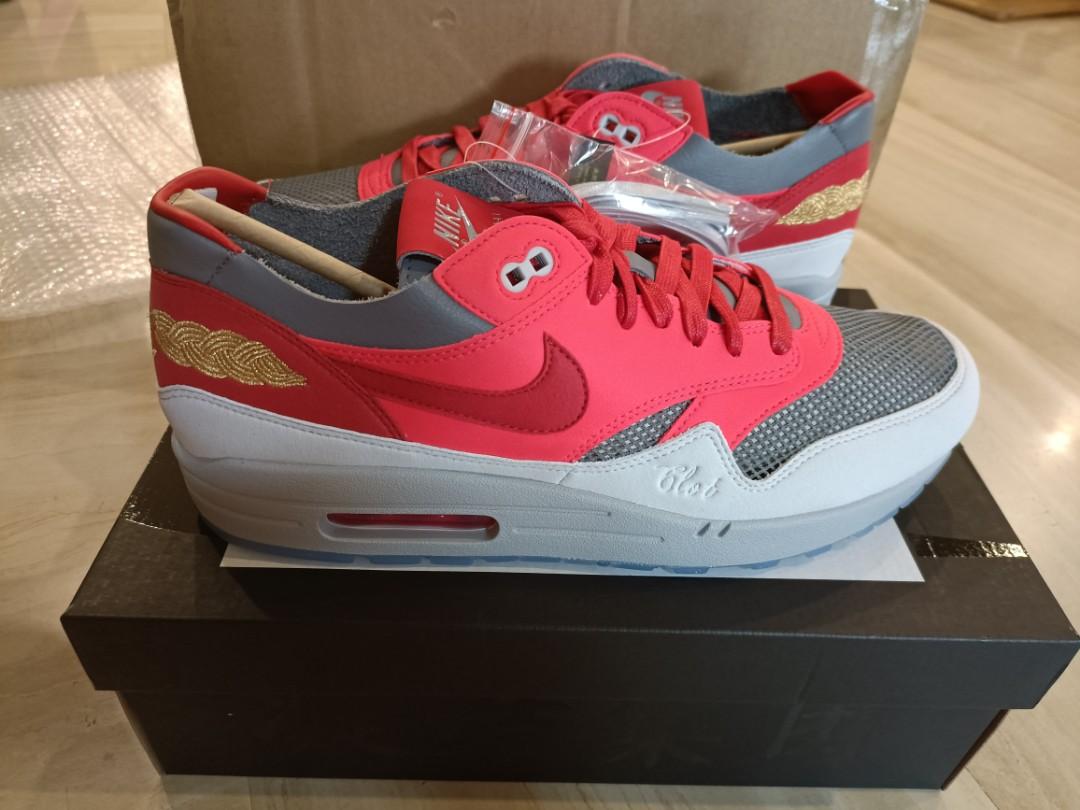 Nike CLOT x Air Max 1 'Kiss of Death - Solar Red