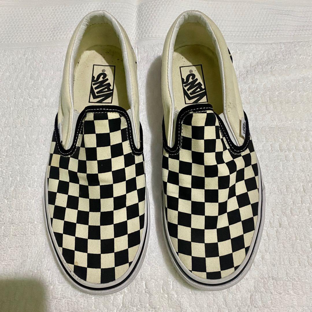 checkered vans size 5.5