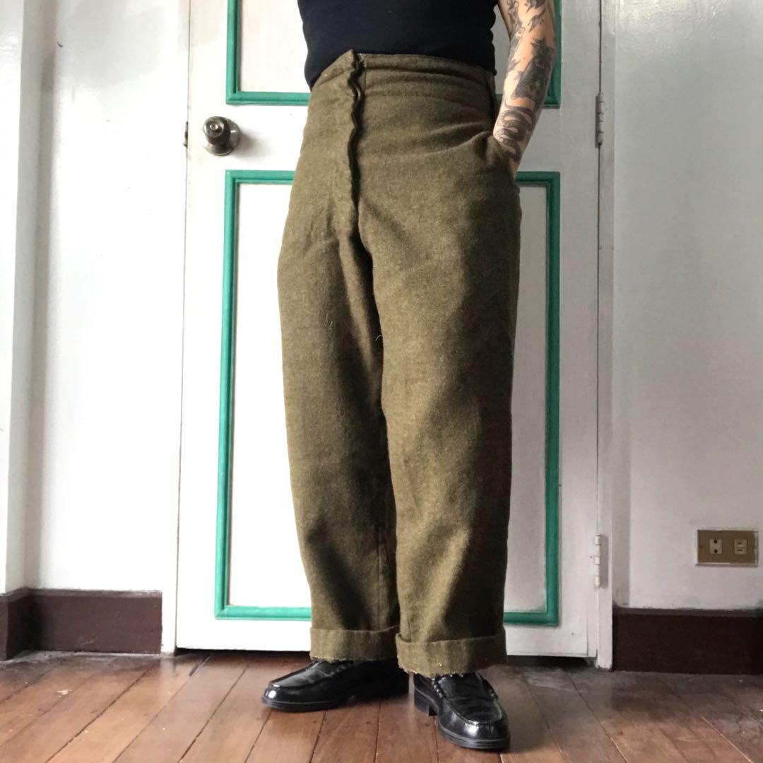 Wool hot sale military pants