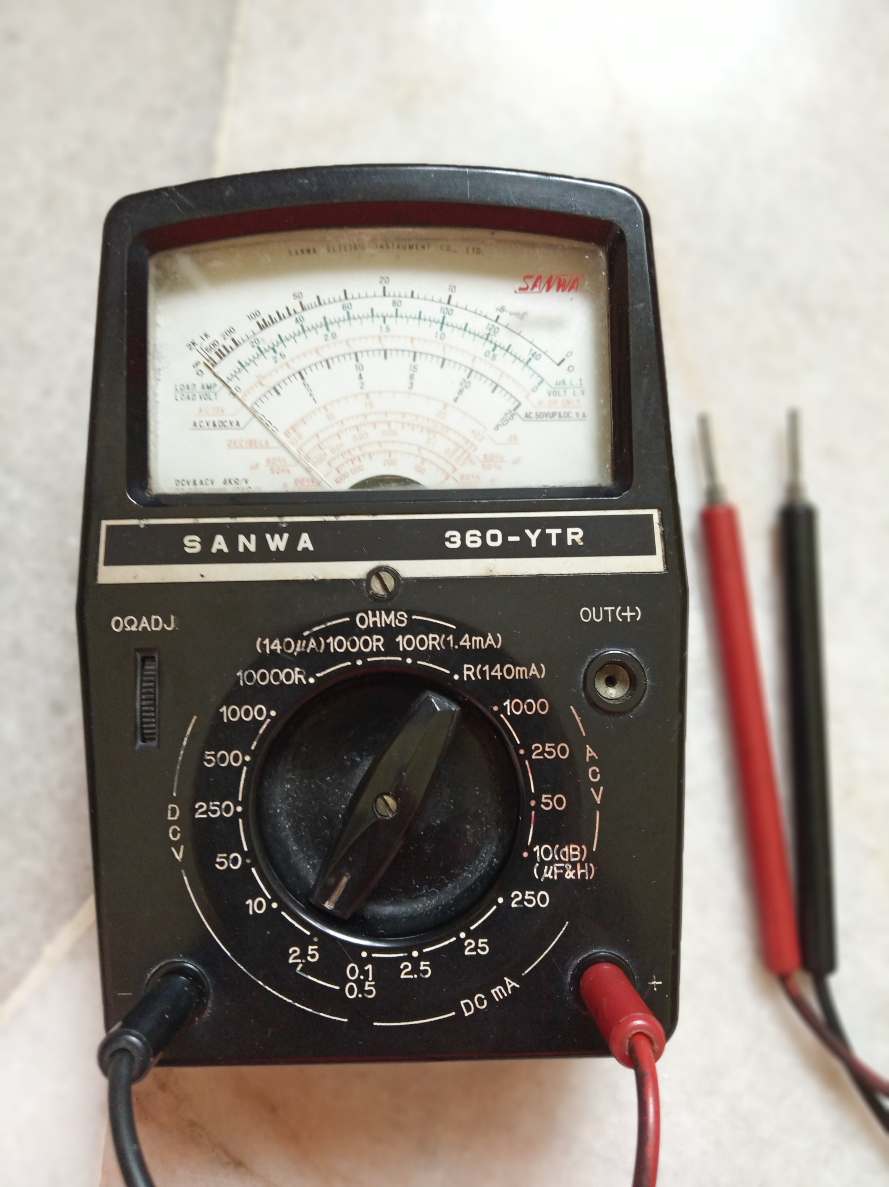 Vintage world renowned Sanwa 360-YTR multimeter, Furniture