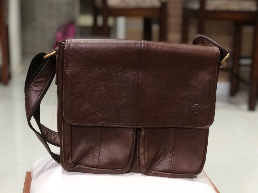 Volkswagen genuine cheap leather sling bag