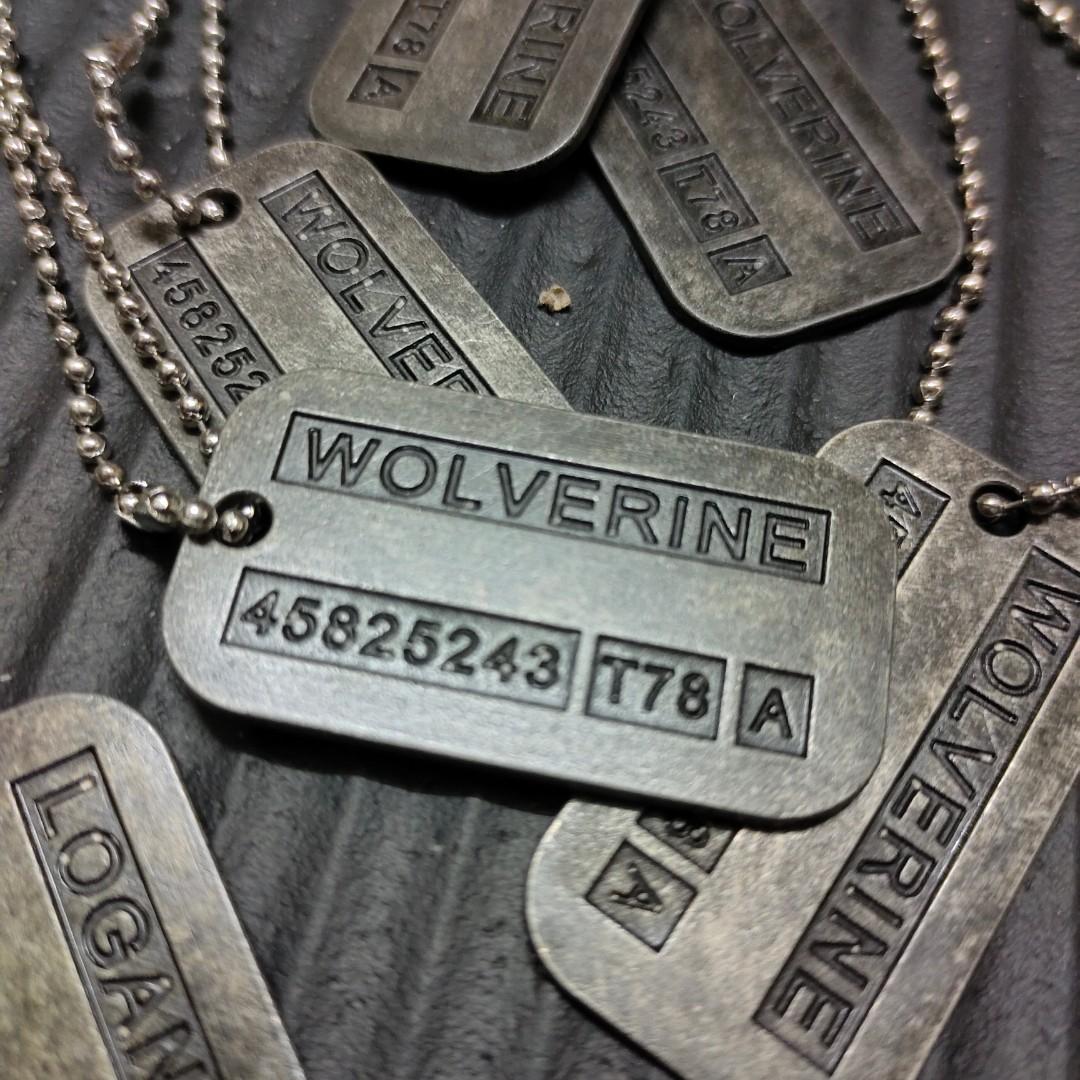 Wolverine logan dog store tags
