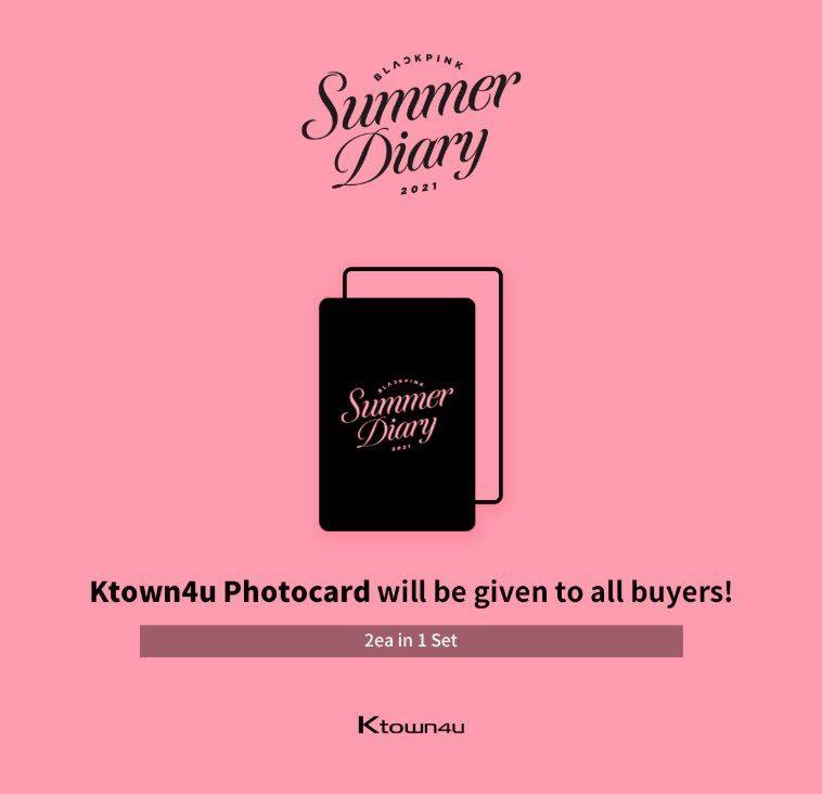 Wts Ktown4u Pob Blackpink Summer Diary 2021 K Wave On Carousell