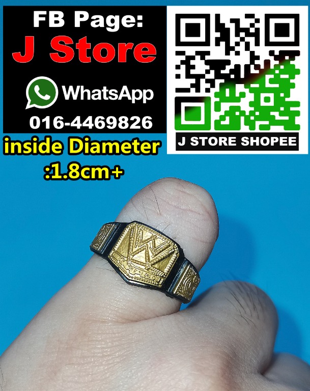 WWE belt design plastic ring J Store Hobbies Toys