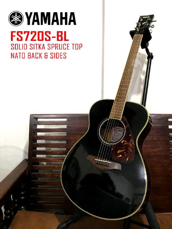 Yamaha FS720S BL Acoustic Guitar Hobbies Toys Music Media