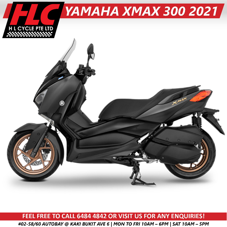YAMAHA XMAX 300 2021 EURO 5 BLACK, Motorcycles, Motorcycles for Sale ...