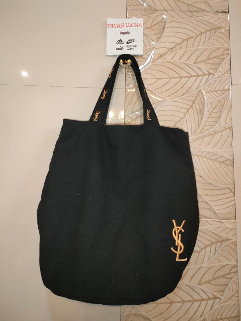 YSL Mini Denim Black Tote Bag Women s Fashion Bags Wallets