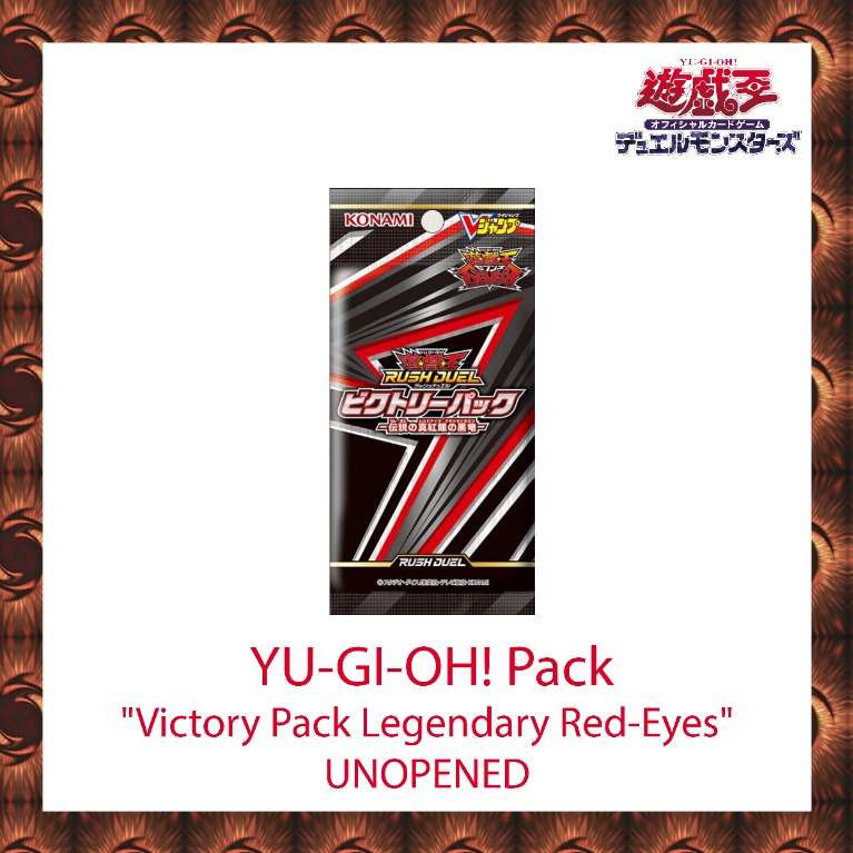Victory Pack Legendary Red-Eyes V-JUMP Promo Sealed Details about   Yu-Gi-Oh Rush Duel 