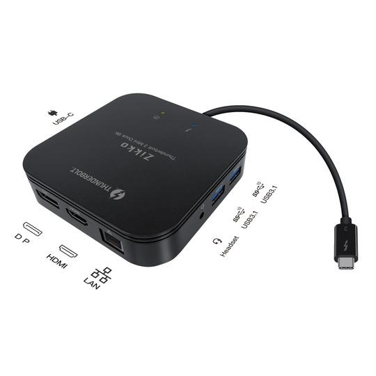 ZIKKO Thunderbolt 3 Mini Dock 8K, Computers & Tech, Parts 
