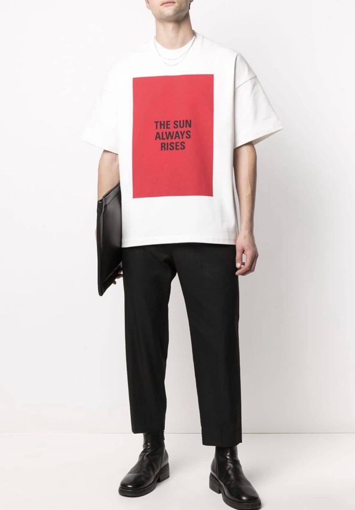 2021SS素材JIL SANDER THE SUN ALWAYS RISES Tシャツ - Tシャツ ...