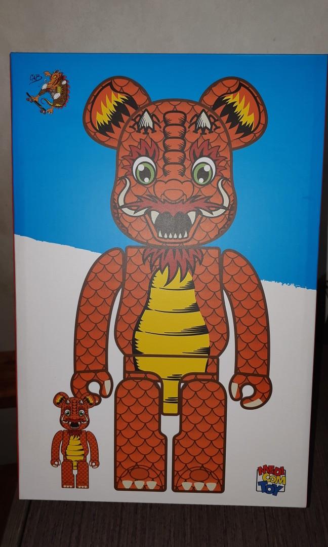 全新Bearbrick Be@rbrick 龍Steve Caballero 絕版CAB 400%+100%, 興趣