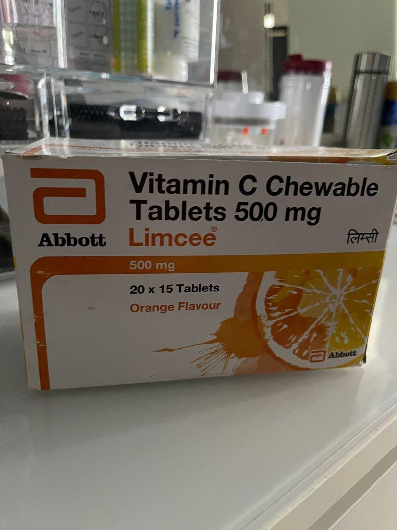 Abbott 1 sachet of vitamin C chewable tablet 500mg, Health