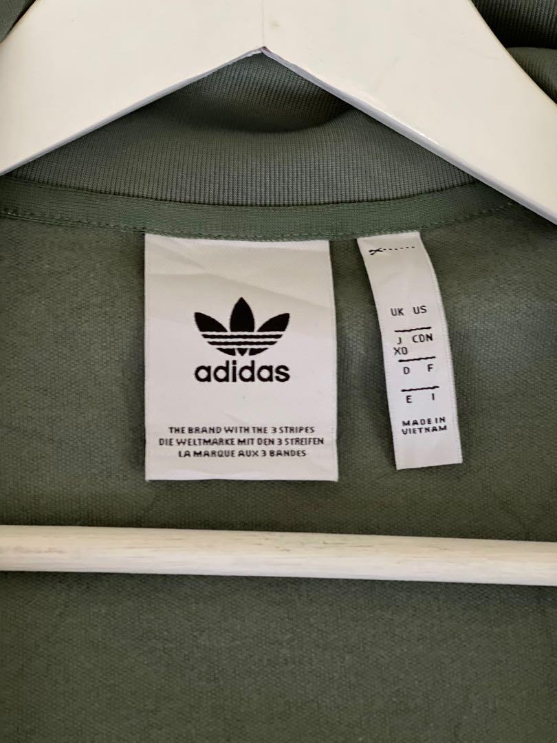 Adidas army green sweater hotsell