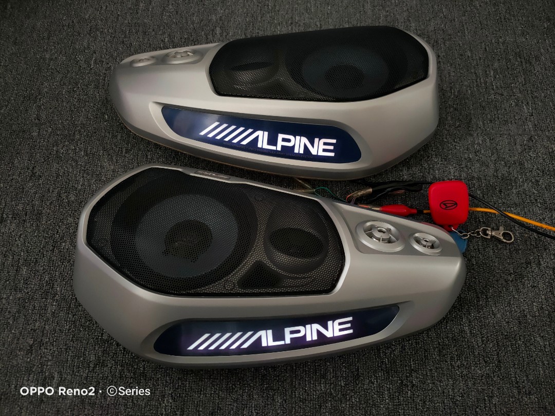 未使用 ALPINE アルパイン SBS-1645S 4wayスピーカー 左右セット 配線