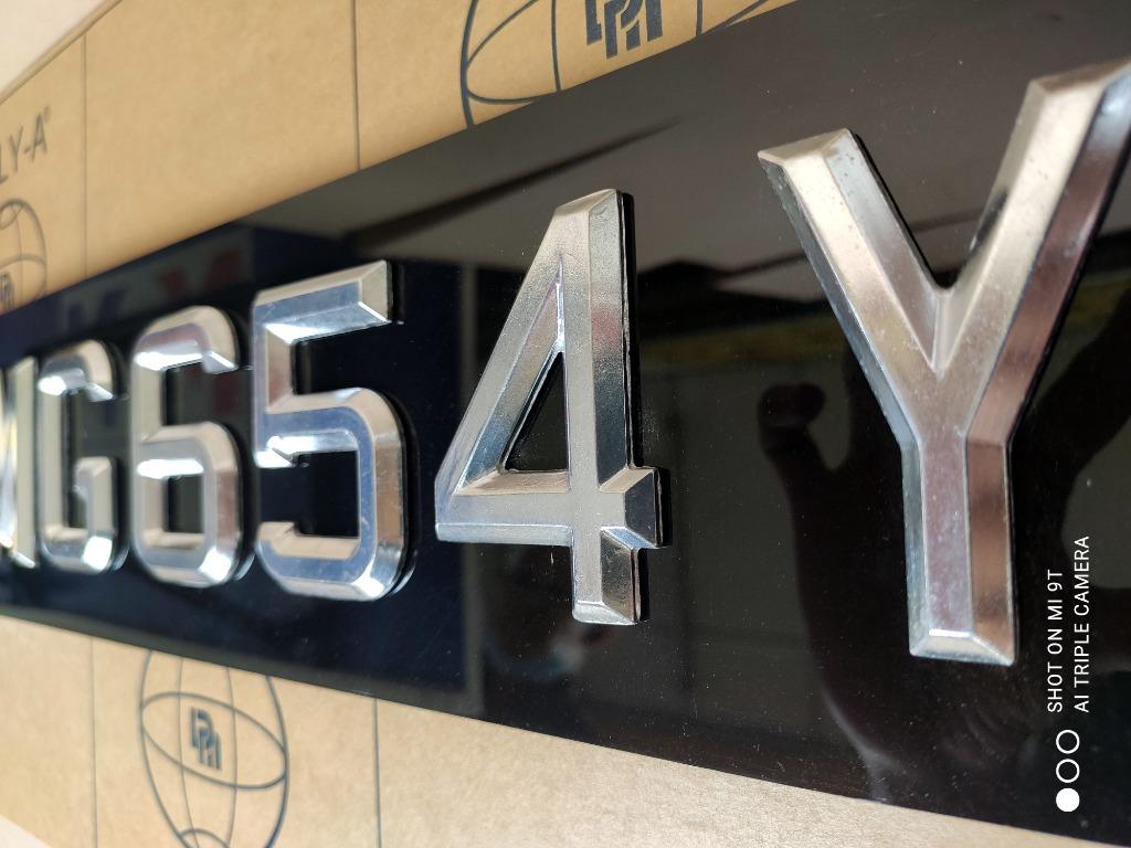 ALUMINUM 3D METAL CHROME VEHICLE PLATES 1 SET [FRONT & BACK] (LTA