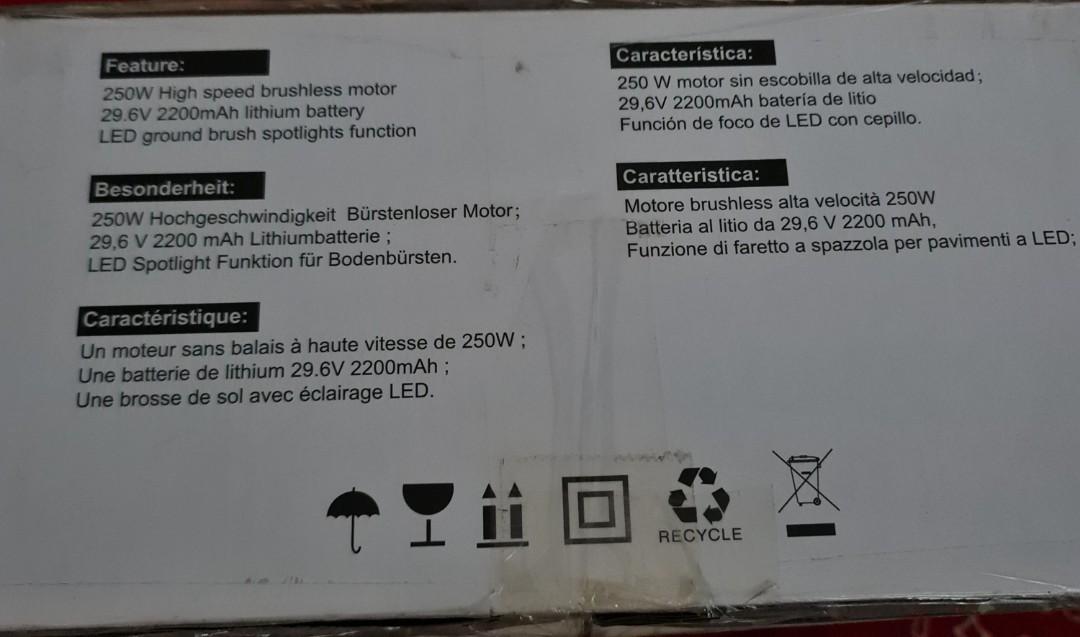 Aucma Vacuum Cleaner EV 691, TV & Home Appliances, Vacuum Cleaner