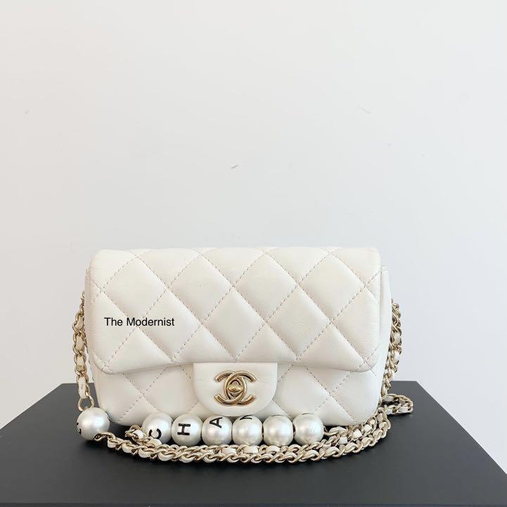 Chia sẻ hơn 62 về chanel logo pearl chain bag mới nhất  cdgdbentreeduvn