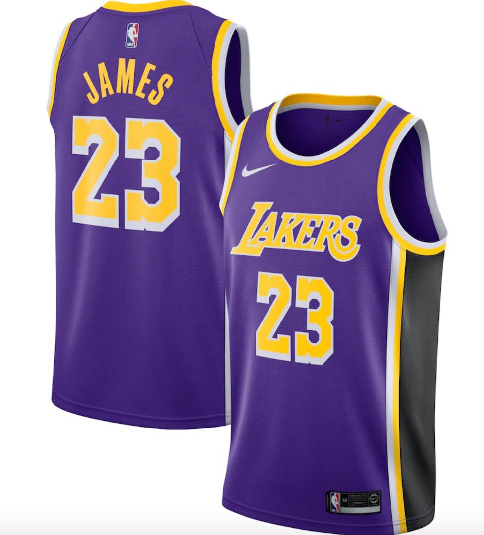 Lebron james 2024 lakers jersey authentic