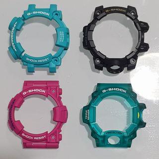 Band and Bezel. Bezel Stud. Sensor Cap. Spacer. for Rangeman. GW-9400. GW9400. GPR-B1000. Frogman. GF-1000. GF1000. GWF-1000. GWF1000. GWF-1035F. GWF-D1000. GWFD1000. GWF-D1030B. and Mudmaster. GWG-1000. GWG1000. Casio. G-shock.