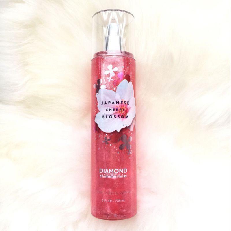 Japanese cherry blossom diamond sales shimmer mist