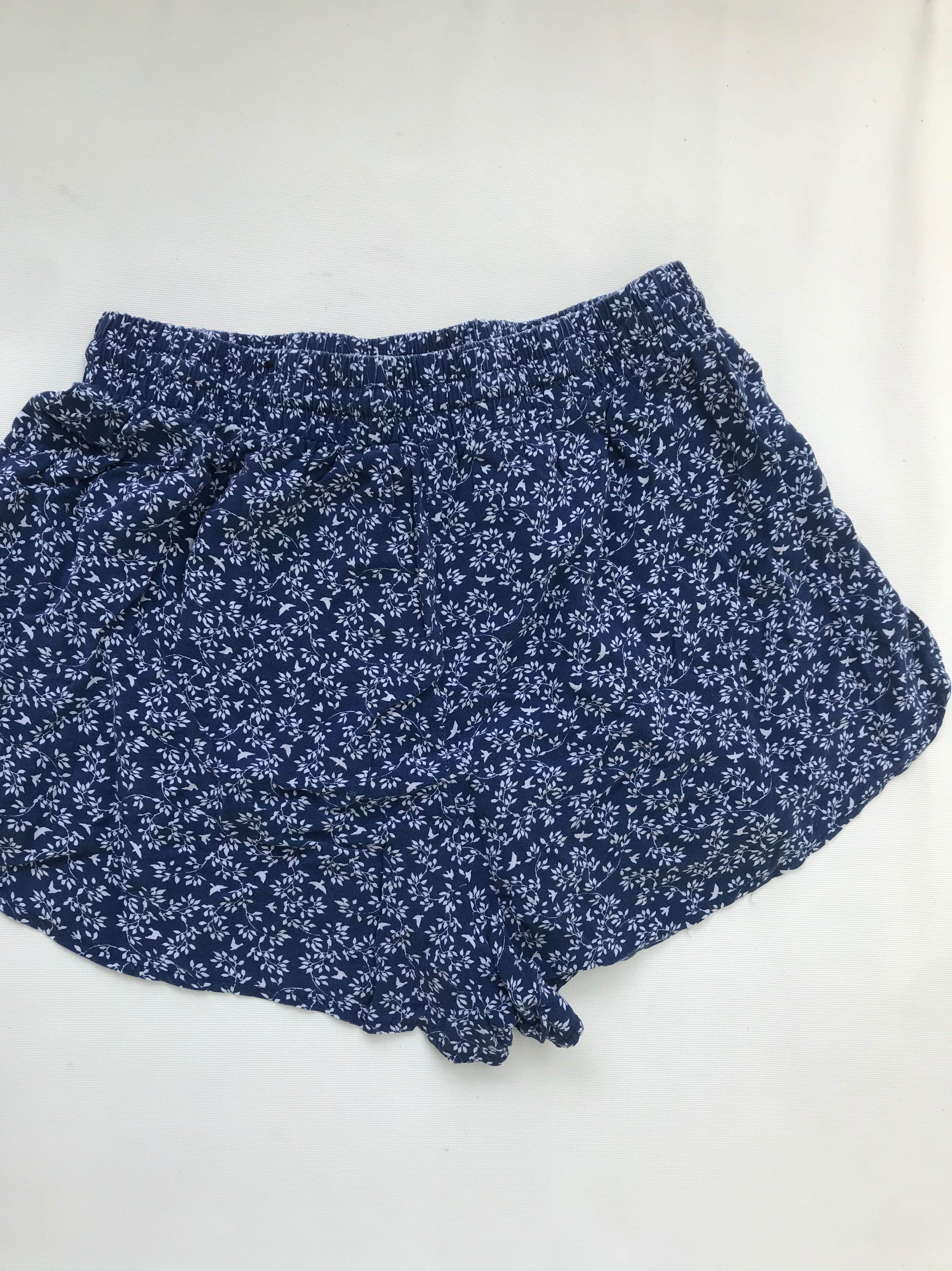 floral flowy shorts