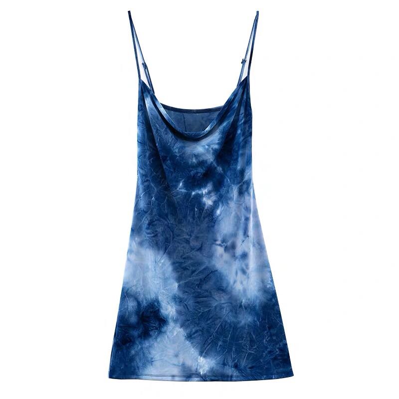 bnwt blue cowl neck tie dye dress women s fashion dresses sets dresses on carousell bnwt blue cowl neck tie dye dress women s fashion dresses sets dresses on carousell