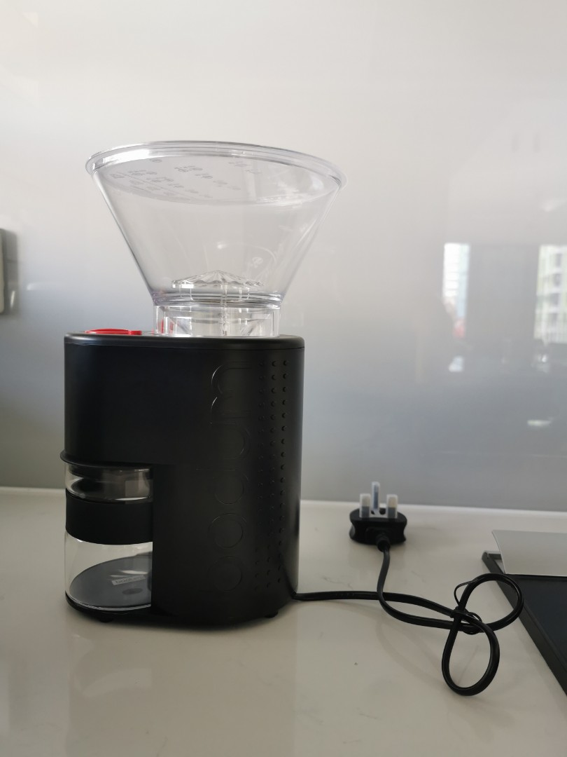 BODUM electric coffee grinder (Black), TV & Home Appliances, Kitchen