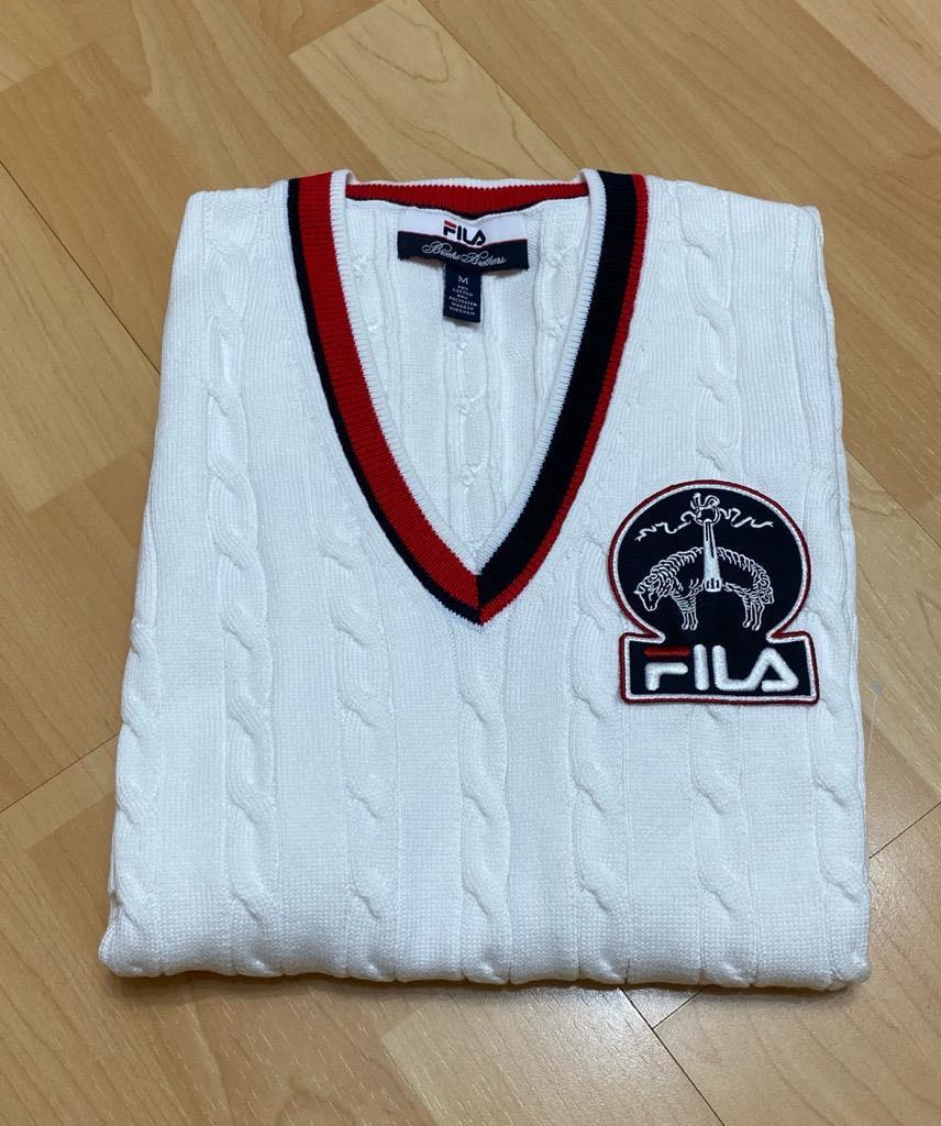 Brooks Brothers x Fila sweater dress