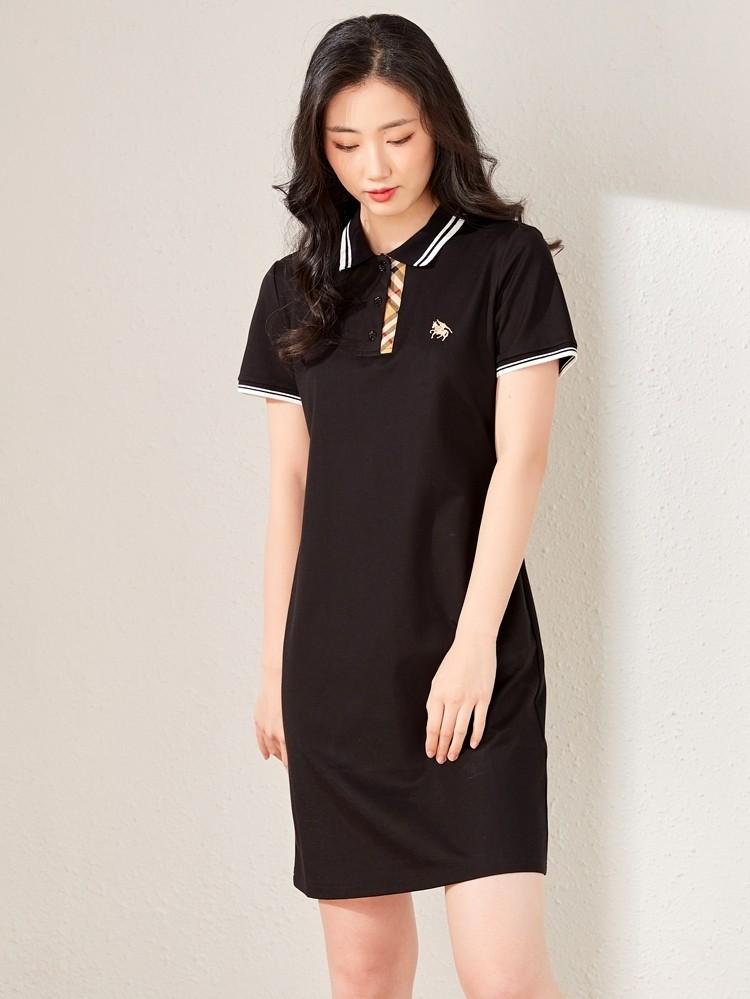 Navy blue)Burberry Polo Dress with Side Pocket, Women's Fashion, Dresses &  Sets, Dresses on Carousell