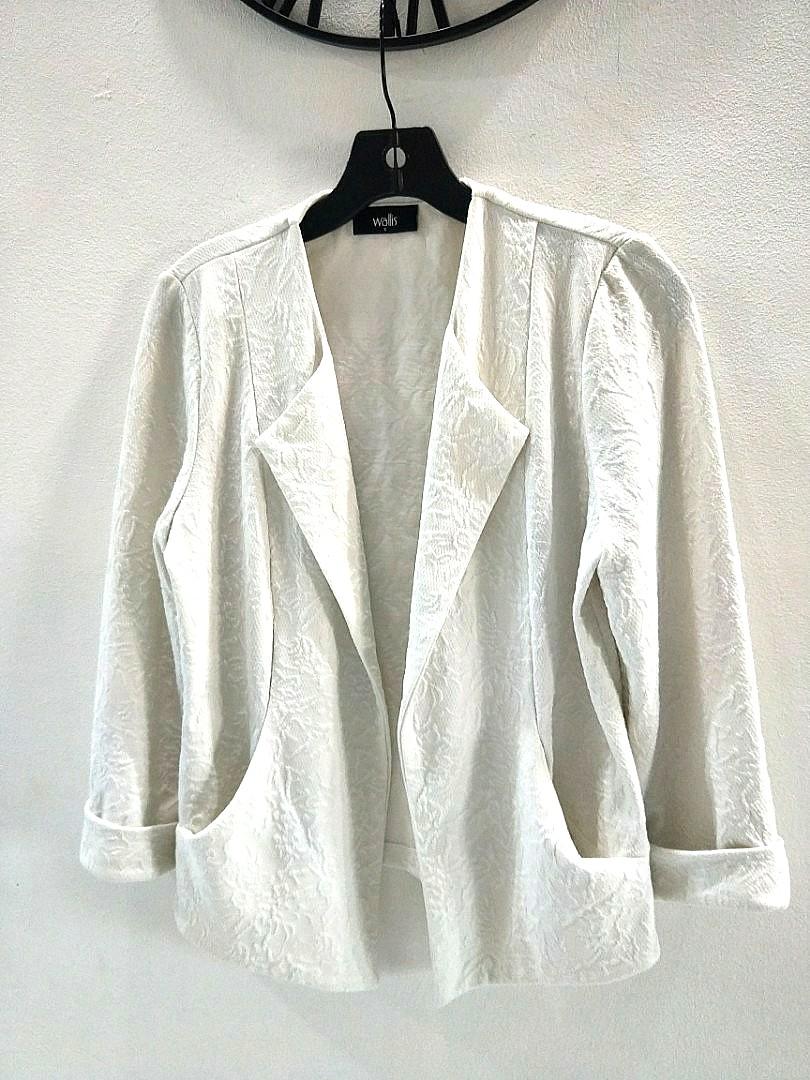 Wallis white jacket store