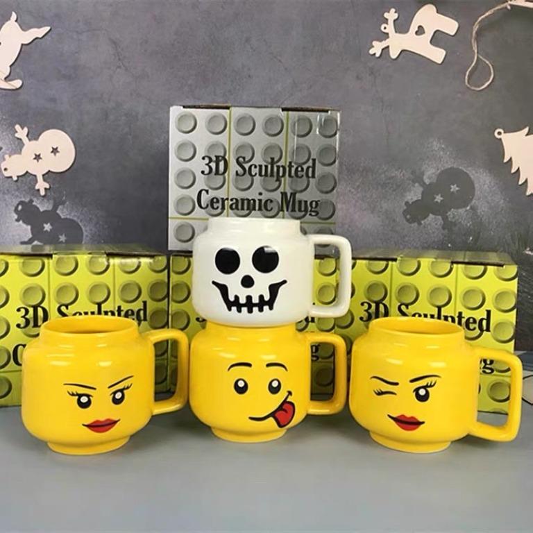 Lego minifigure ceramic mug store