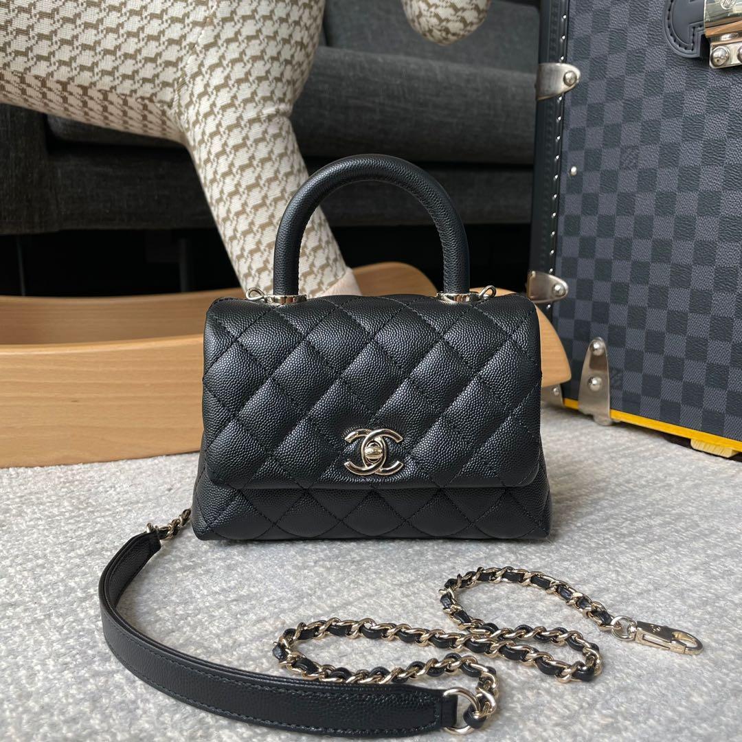 Chanel Coco handle Extra Mini, Luxury, Bags & Wallets on Carousell
