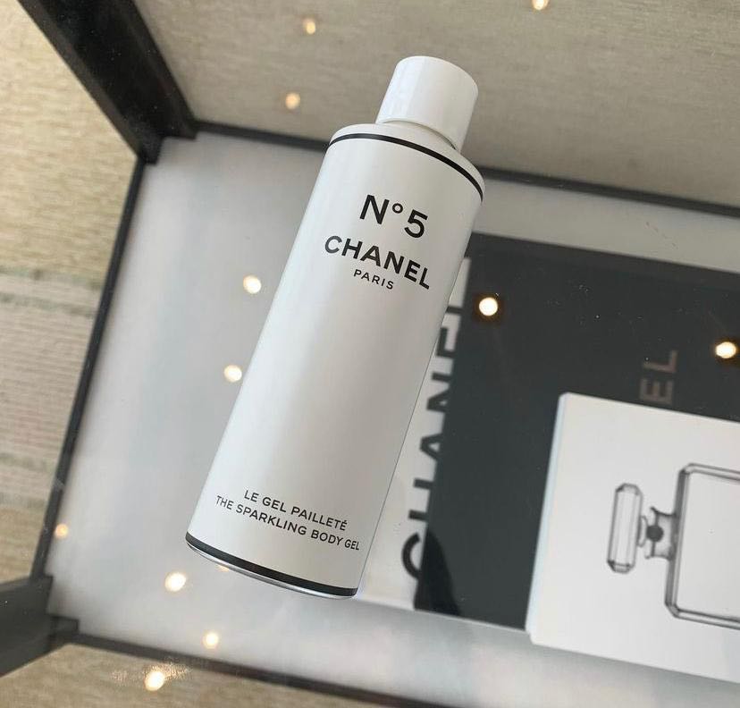 Chanel 5 shop sparkling body gel