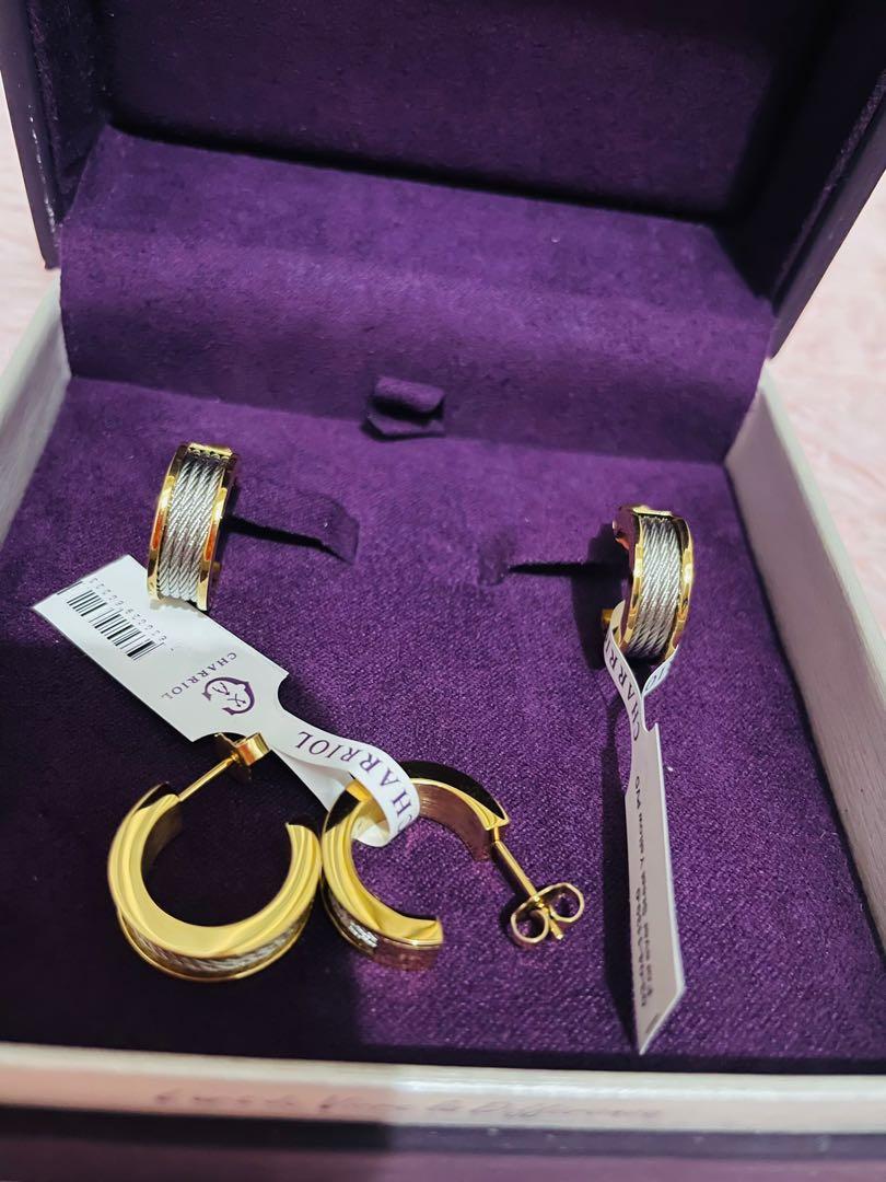 Charriol Earrings Forever YG Women s Fashion Jewelry Organizers Earrings on Carousell