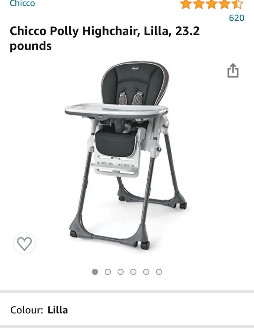 Chicco polly shop highchair lilla
