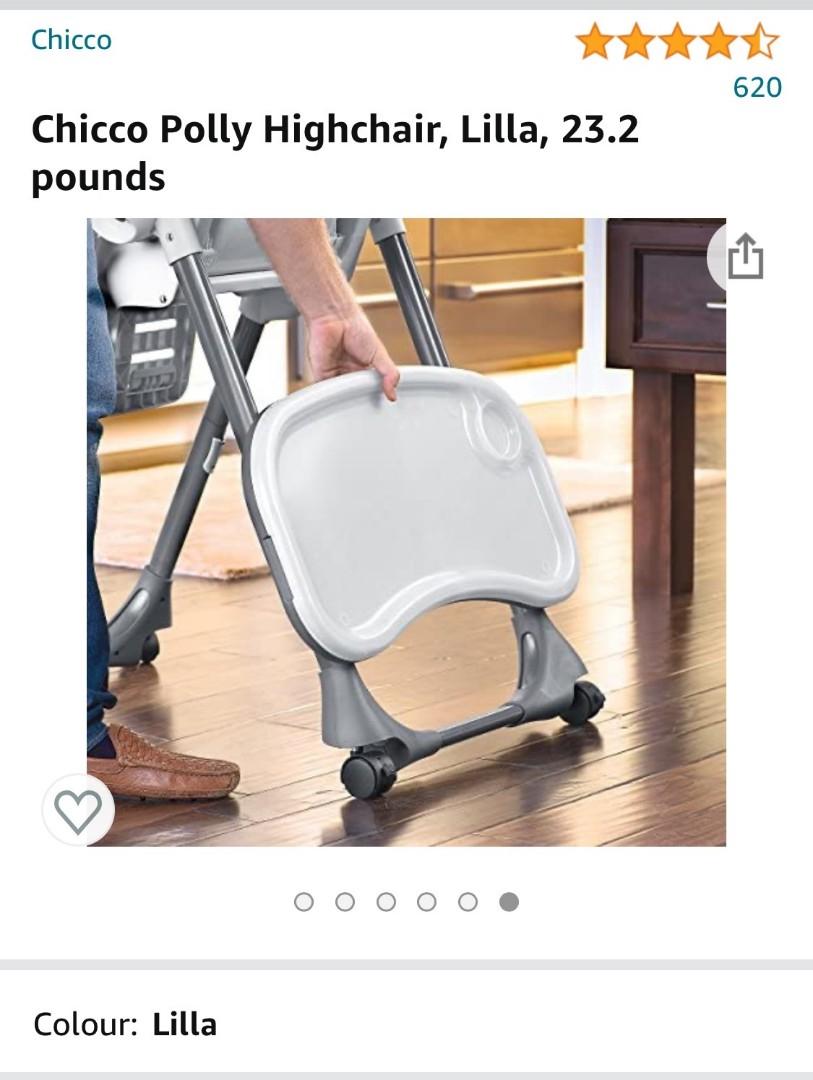 Chicco polly sales highchair lilla