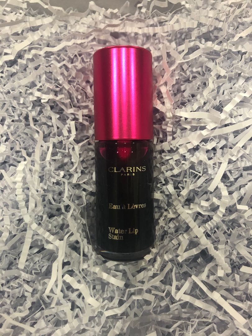 Clarins Water Lip Stain (Violet Water) *free body shop sample*, Beauty