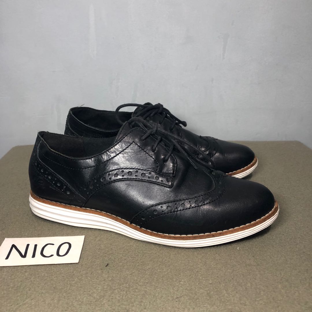 Grand Wingtip Oxford Black Womens 
