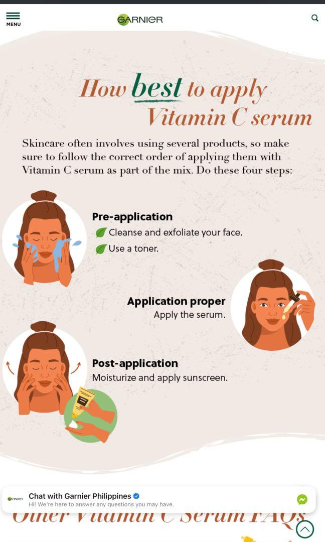 Daiso Vitamin C face serum, Beauty & Personal Care, Face, Face Care on