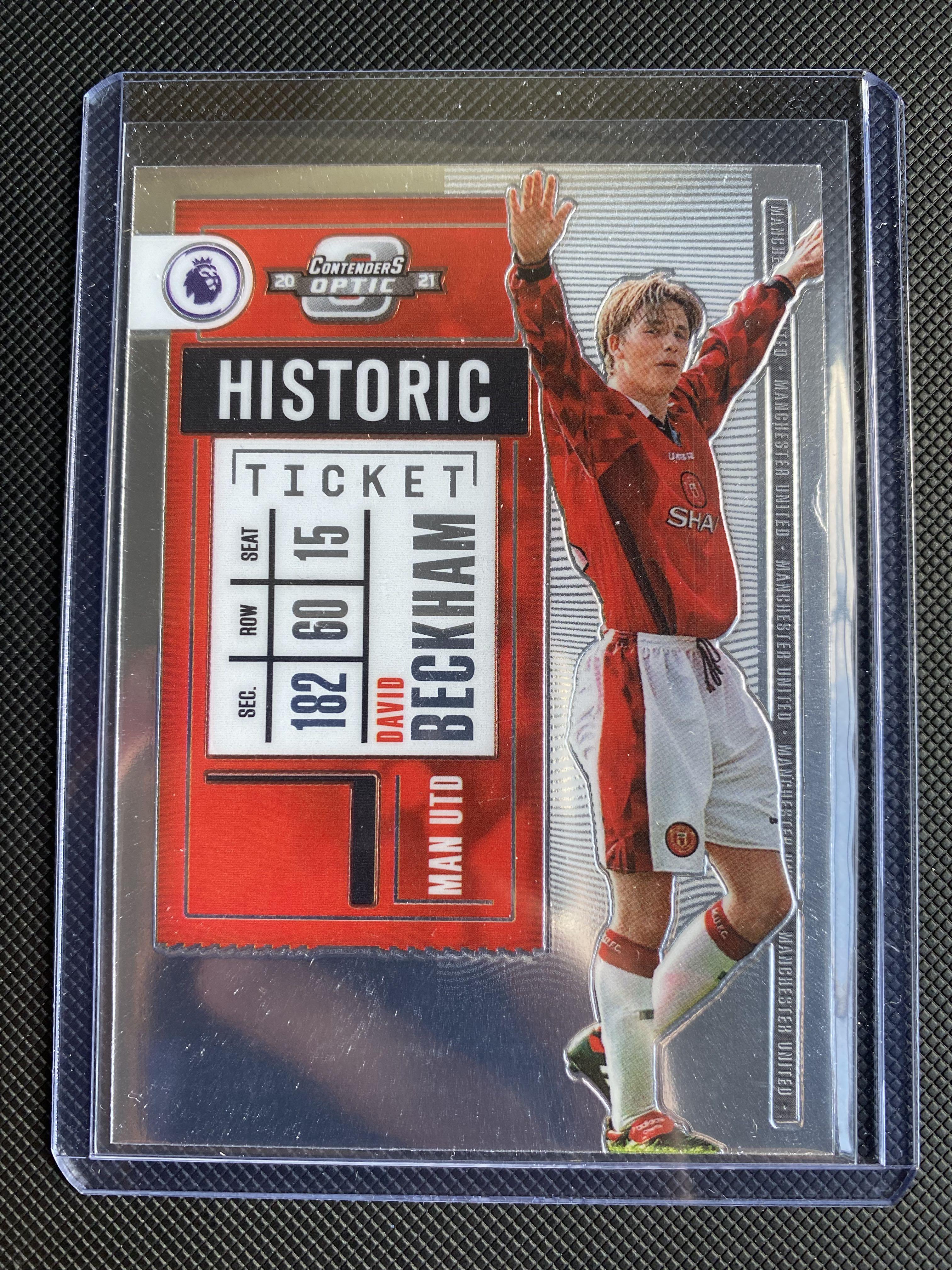 David Beckham 2021 Panini Contenders Historic Ticket, Hobbies 